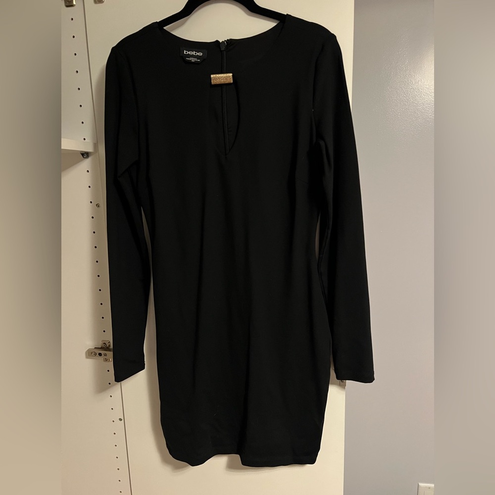 Black Bebe long sleeve dress